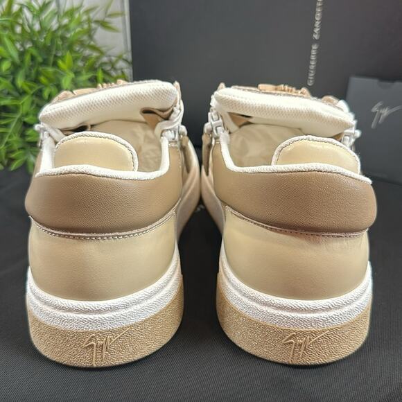 Giuseppe Zanotti GZ94 Low Top Leather Sneakers Size 41 - Picture 8 of 15